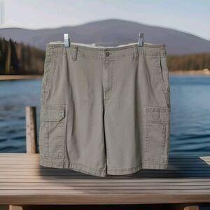 Regal Exchange Cargo Shorts, Cotton Spandex High Rise Beige Men's Sz 38